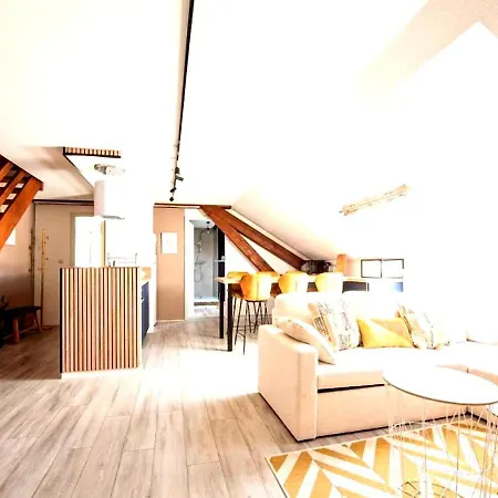 Les Coulisses - Duplex Au Centre - Parking Prive דירה