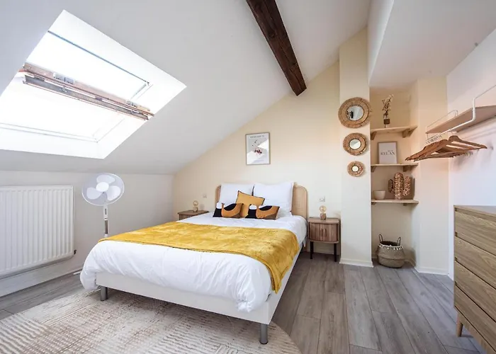 Les Coulisses - Duplex Au Centre - Parking Prive 公寓 科尔马